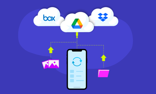 Give two example apps of online storage