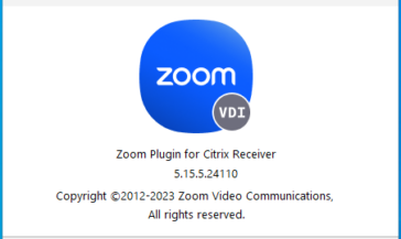 Zoom VDI Plugin
