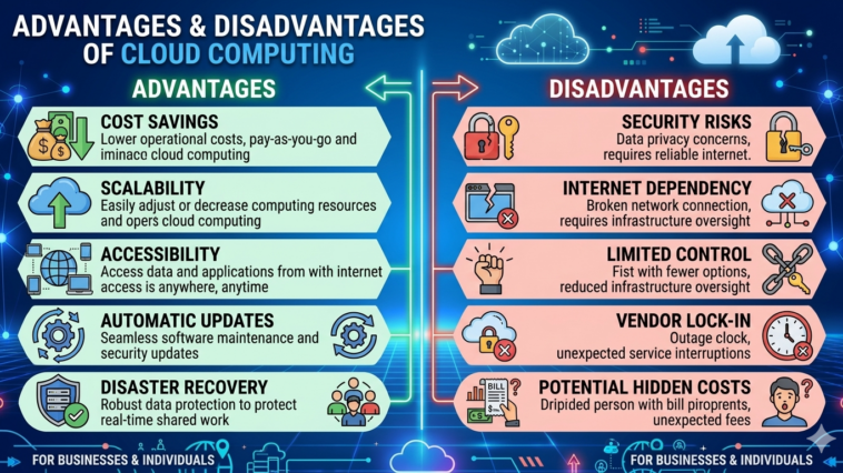 Advantages and Disadvantages of Cloud Computing
