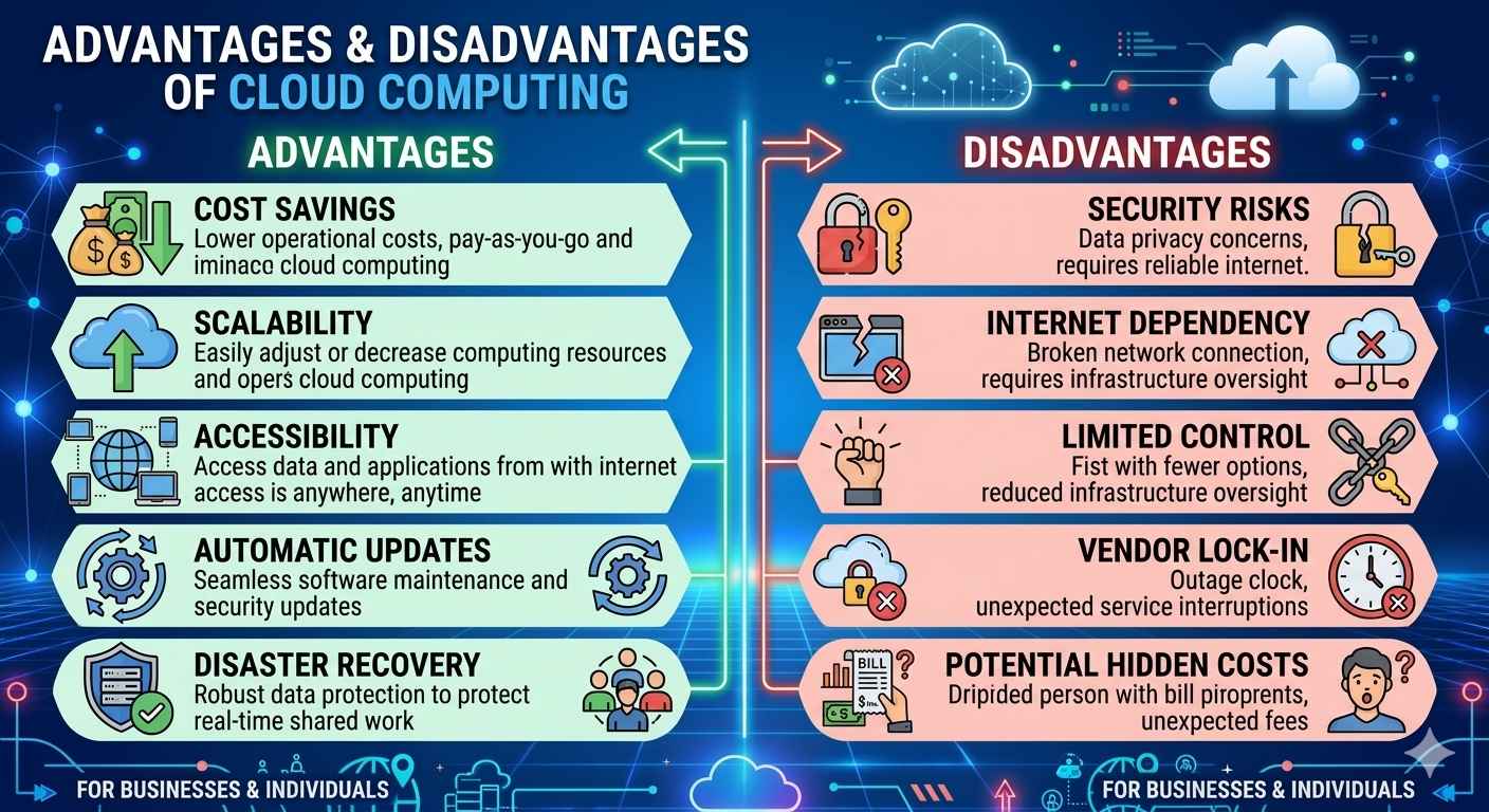 Advantages and Disadvantages of Cloud Computing